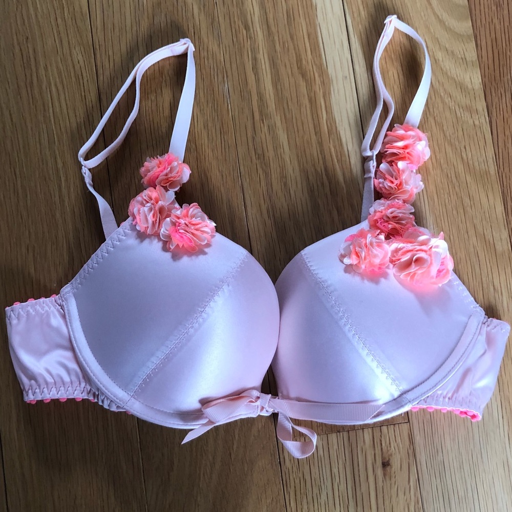 Aerie Limited Edition Push Up Bra 32B Floral